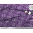 thumbnail image 3 of Soimoi Purple Cotton Duck Fabric Blocks Block Print Fabric by Yard 44 Inch Wide, 3 of 3