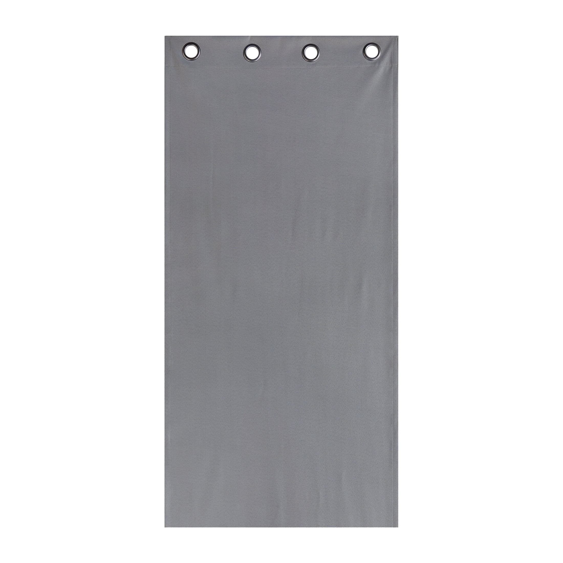 Mainstays Gray Solid Blackout Grommet Curtain Panel Pair, Set of 2, 30" W x 63" L