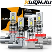 H11 9005 LED High Low Beam Headlight Bulbs Combo 100W 12000LM 6000K Cool White 4X