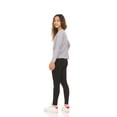 thumbnail image 5 of Pink Angel Girls’ 5-Pack Leggings – 5 Black – Soft, Durable, Machine-Washable Cotton Stretch Pants for Girls’ Everyday Wear, 5 of 11