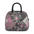 thumbnail image 2 of Womens Pioneer Flower Floral Print Pattern Lunch Box for Work,Insulated Lunch Bag for Women,Loncheras Para Mujer,Leakproof Adult Lunch Bag for Work,Beach,Travel,Picnic,Camping, 2 of 7