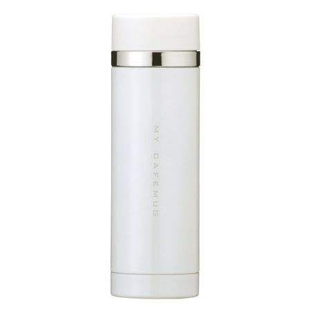 

Water Bottle 300ml Direct Drink Stainless Mug Pure White Premium My Cafe Slim Direct H-6929