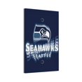 thumbnail image 2 of Panel de interruptores con marco romano de cuero simple con luces de conmutación Seahawks Panel de pared Interruptor de luz simple, doble o con tirador, 2 of 8