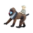 thumbnail image 4 of Estatuilla de chimpancé,Animales Modelo de acción Aprendizaje Fiesta Favores Juguetes,Estatuilla de chimpancé Juguetes de animales Juego realista,Estatua modelo de orangután Estatuilla, 4 of 8