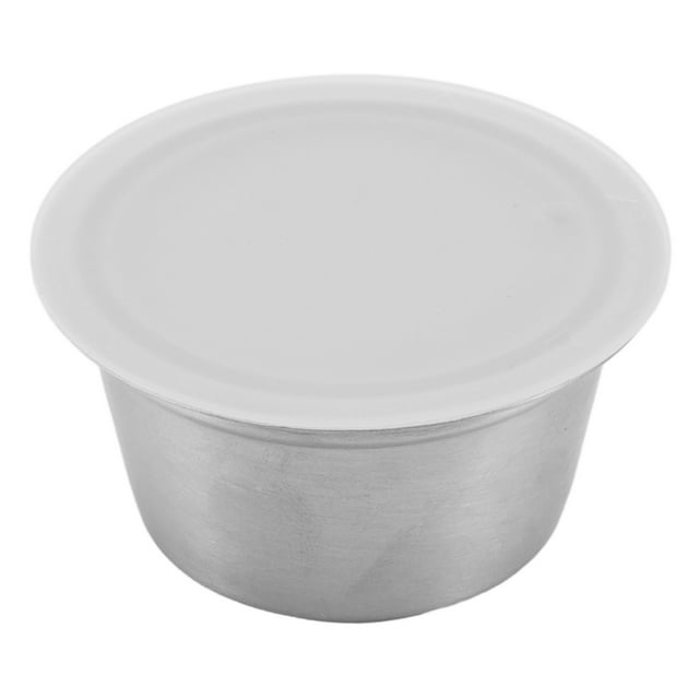 Coffee Filter, 40ml Silicone Lid Refillable Coffee For Home Green,White
