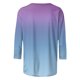 thumbnail image 5 of mfyjkho Tops Para Mujer, Camiseta Estampada De Moda Para Mujer, Blusa Informal De Manga 3/4 Y Cuello Redondo Tops Para Mujer L, 5 of 6