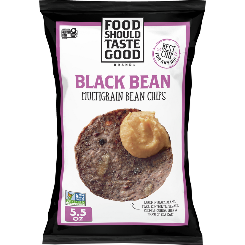 Food Should Taste Good, Gluten Free Black Bean Multigrain Chips, 5.5 oz
