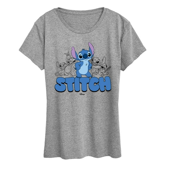 Disney - Stitch Group - Women's Short Sleeve Graphic T-Shirt