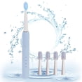 thumbnail image 1 of FcBaudy Electric Toothbrushes Intelligent Portable Toothbrush Adult Three Speed USB Charging Waterproofs Sound Toothbrush Electric brush, 1 of 2