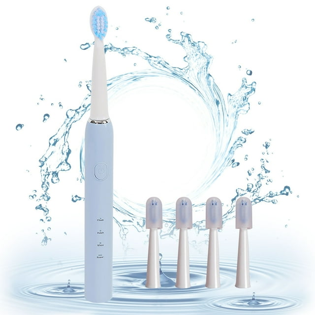 FcBaudy Electric Toothbrushes Intelligent Portable Toothbrush Adult Three Speed USB Charging Waterproofs Sound Toothbrush Electric brush