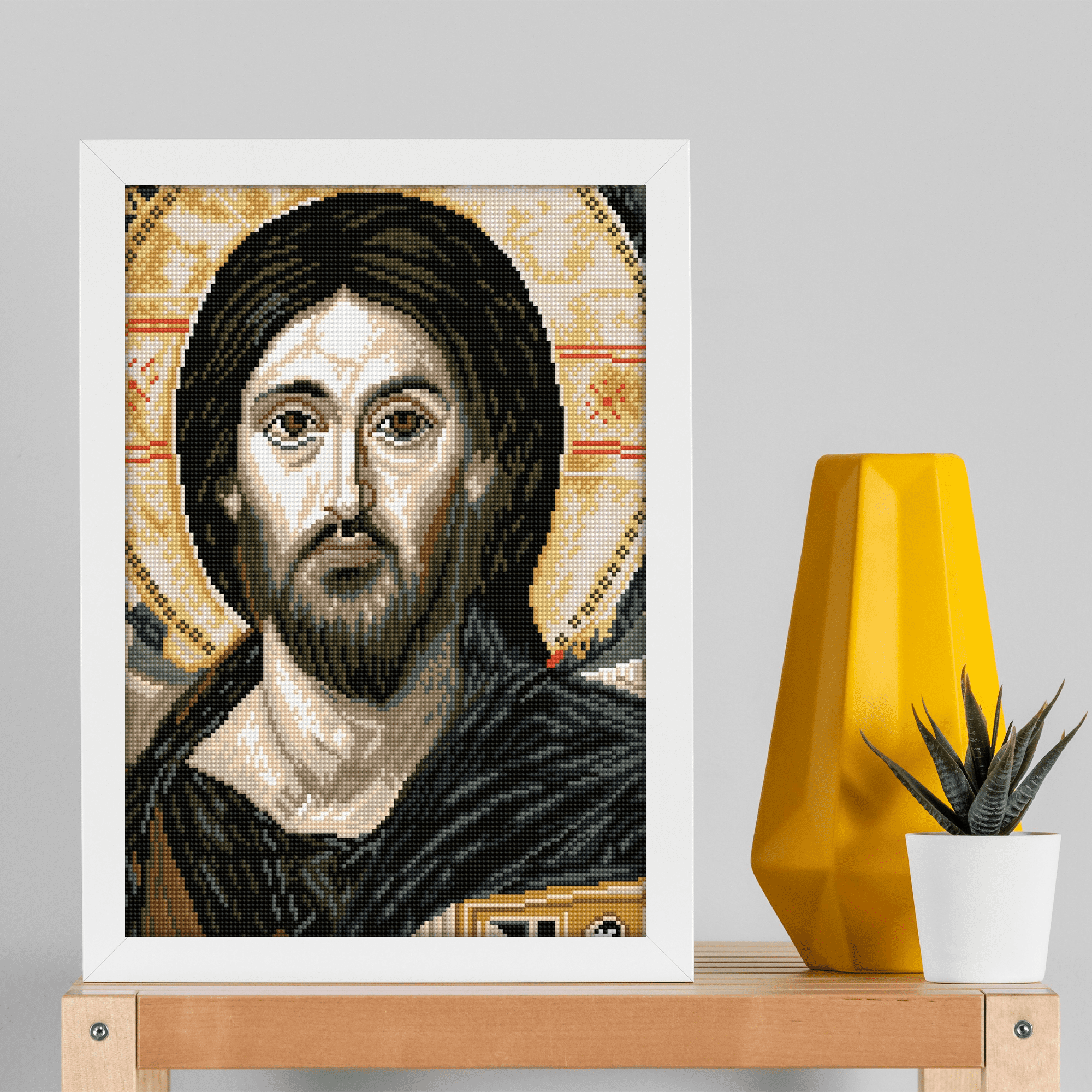 Diamond Dotz Christ Pantocrator Sainai Diamond Painting Kits for Adults - Diamond Art Kits a Relaxing Creative Craft Kit with Dotz Gems