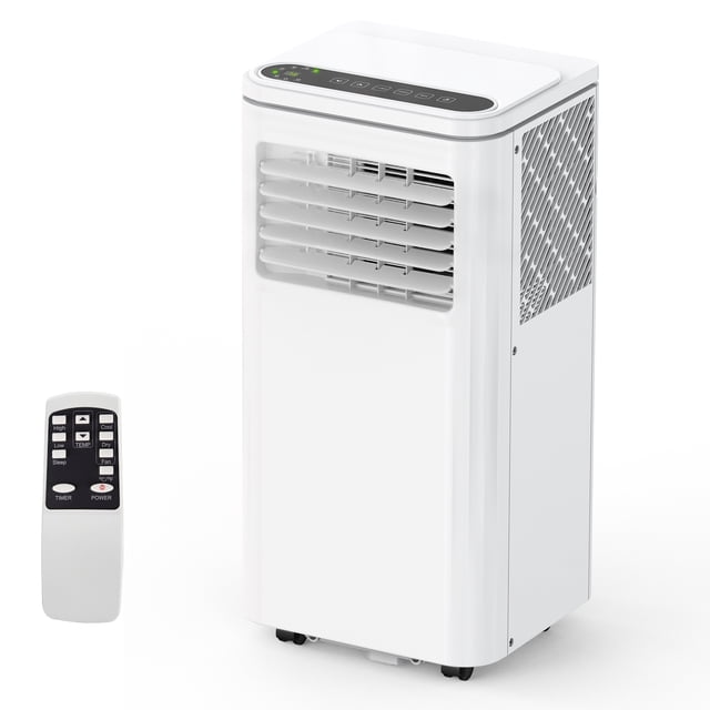 Gaderth 10000 BTU Portable Air Conditioner, 4 In 1 Portable AC Unit With Cool Fan Dehumidifier Sleep Modes, 24H Timer Remote And Installation Kit For Bedroom Apartment Office, Up To 42 m²