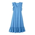thumbnail image 4 of Horkkom Maxi Dresses for Women Linen Sleeveless Summer Dresses Flowy Everyday Wear Long Dresses,S-2XL, 4 of 6