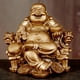 thumbnail image 3 of Estatuas de Buda de estilo chino, esculturas en miniatura, decoración del hogar. Bronce, 3 of 9