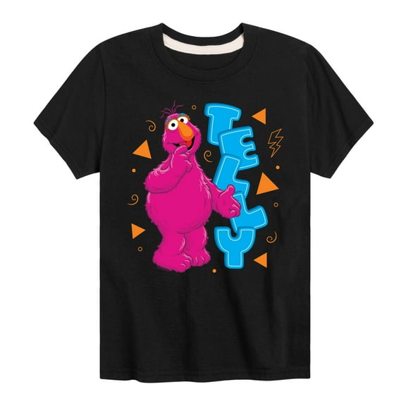 Sesame Street - Telly Monster - Toddler and Youth Short Sleeve Graphic T-Shirt
