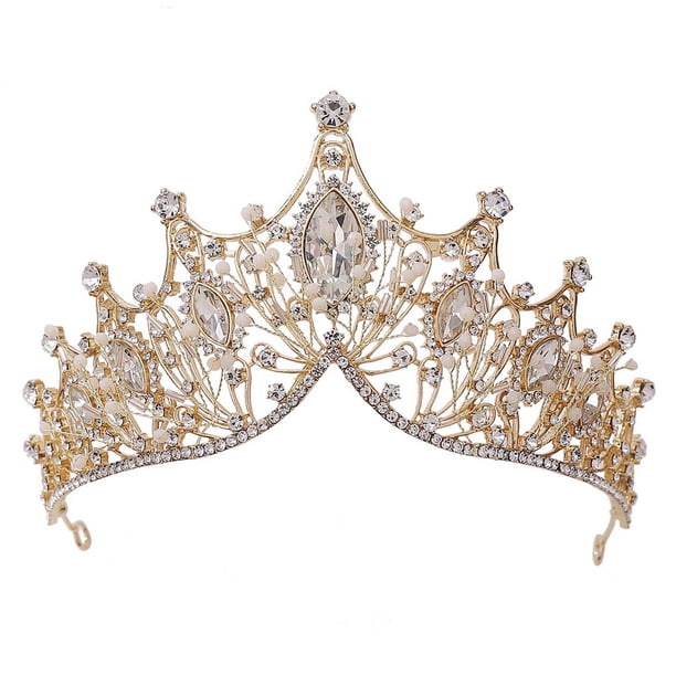 Qarigey Tocado de cristal hermoso tocado de novia brillante diadema de boda portátil fiesta de Halloween disfraz de Navidad Ropa, zapatos y accesorios Miscelánea Qarigey AP018602-00