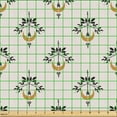 thumbnail image 2 of Ambesonne Bohemian Fabric by the Yard Upholstery, Boho Moon Arrow Leaf Art, 5 Yards, Pale Brown and Charcoal Grey, 2 of 5