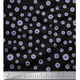 thumbnail image 1 of Soimoi Tissu en Coton Canevas Imprimé Floral Aster au Mètre 42 Pouces de Large, 1 of 3