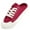 Red, variant on Womens Canvas Sneakers Shoes Slip on Mules Slippers Low Top Backless Casual Sneakers for Walking Backless Sneakers