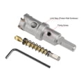 thumbnail image 3 of Unique Bargains Carbide Hole Cutter,  Hole Saws, Triangular Shank Limit Step, with Center Drill, 2pcs 23mm, 3 of 5