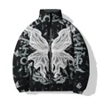 thumbnail image 3 of Sudadera con capucha de otoño para hombre, ropa Y2k, sudadera con capucha con estampado de cigarra y mariposa, sudadera con cremallera y ropa cómoda para primavera y otoño, 3 of 4