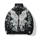 thumbnail image 4 of Sudadera con capucha de otoño para hombre, ropa Y2k, sudadera con capucha con estampado de cigarra y mariposa, sudadera con cremallera y ropa cómoda para primavera y otoño, 4 of 5