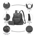thumbnail image 3 of Women's Vintage Leather Backpack Purse,Anti‑theft Daypack Large Travel Backpack Satchel Handbag, 3 of 6