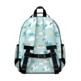 thumbnail image 3 of Unicorn and Cloud Blue Pattern Cute School Backpack Bag for School with Padded Back and Adjustable Shoulder Straps 15.25"x11.5"x5.25", 3 of 5
