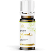 TURNER New Zealand Manuka Essential Oil - Promotes Healthy Nails & Smooth, Acne-Free Skin (10ml) 1 Bottle - 100% Pure, Natural Manuka Oil Essential Oil for Topical Use & Aromatherapy Diffuser.