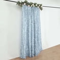 thumbnail image 6 of Efavormart 8ftx8ft Dusty Blue Hanging Leaf Petal Taffeta Photography Backdrop Curtain Panel With Rod Pocket, Event Greenery Background Drape, 6 of 11
