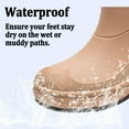 thumbnail image 3 of AUXDIQ Wellington Boots Women Mid-calf Wellies Waterproof Rain Boots Outdoor Garden Shoes, 3 of 6
