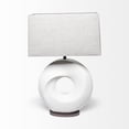 thumbnail image 2 of Mercana Celtica (26.8"H) White Resin Ring-Shaped Base Table Lamp, 2 of 6
