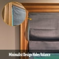 thumbnail image 3 of Biltek Gray Roman Shades Total Blackout Window Blinds Inside/Outside Mount Thermal Washable Fabric  39"W x 64"H, 3 of 9