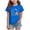 Blue, variant on KPOPLK Kids Halloween T-Shirt Toddler Girls Cute Fall Pumpkin Ghost Print Tee Short Sleeve Shirt Size 13-14 Years,Black