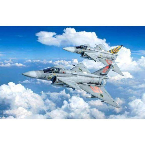 Italeri ITA2785 1:48 Saab JA 37 / AJ 37 Viggen [Model Building KIT]