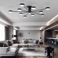 thumbnail image 4 of Lampara de techo estilo industrial hierro forjado lampara downlight ilios innova  10 + 1 luces, 4 of 9