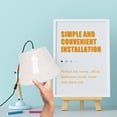 thumbnail image 2 of Simple Style Linen Lampshade Versatile Table Lamp Light Shade Home Lampshade, 2 of 6
