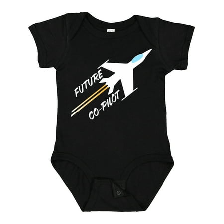 

Inktastic Future Co-Pilot Jet in Flight Boys or Girls Baby Bodysuit