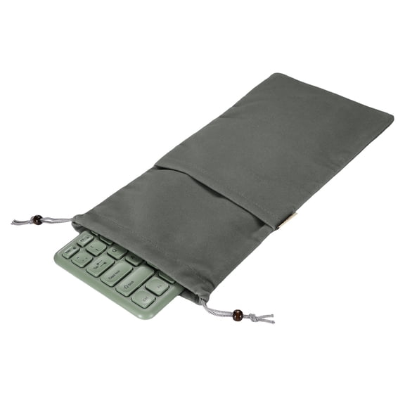 Uxcell Keyboard Sleeve Cover 66 Keys Keyboards Portable Case (13.8" x 5.9", Gray) - Dustproof, Waterproof for Wireless Mechanical Keyboards
