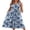 Blue Floral, variant on Summer Dresses for Women Flowy Casual Midi Dress Beach Vacation Sundresses with Pockets