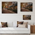 thumbnail image 4 of Designart "Charming Streets of Old Kansas, Missouri I" Missouri Print on Natural Pine Wood, 4 of 5