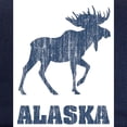 thumbnail image 2 of CafePress - Retro Alaska Moose Cap - Adjustable 100% Brushed Unisex Casual Cotton Baseball Cap, Beige, 1, 2 of 2