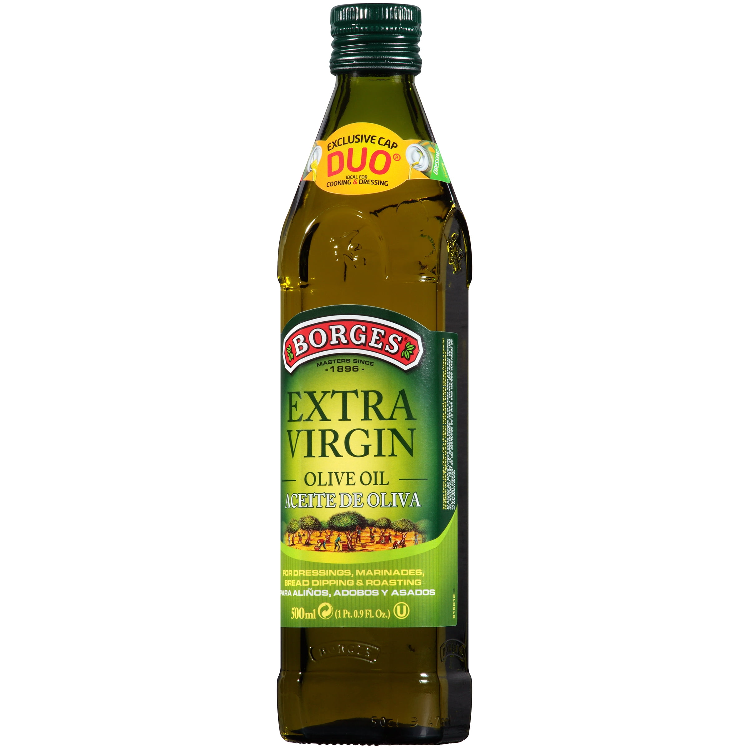Borges Extra Virgin Spanish Olive Oil 17 fl oz Glass Bottle