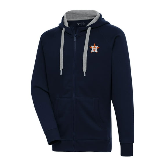 Men's Antigua Navy Houston Astros Big & Tall Victory Full-Zip Hoodie Jacket