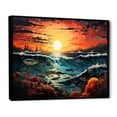 thumbnail image 2 of Designart "Surf and Turf Beach Photography II" Nautical & Beach Floater Framed Canvas Print, 2 of 7