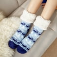 thumbnail image 6 of Vinsonshop Women's Slipper Socks Women Fuzzy Socks Crew Socks for Women Warm Socks Warm Fuzzy Socks for Women Winter Socks for Women Fluffy Socks Sky Blue One Size, 6 of 7
