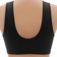 thumbnail image 4 of Women's Front Side Buckle Lace Edge Without Steel Ring Movement Seamless Gathering Adjustment Yoga Sleep Large Bra Womens Bras No Underwire Pack Thin Sports Bra Women Bra Set And Underwear Thong Women, 4 of 4