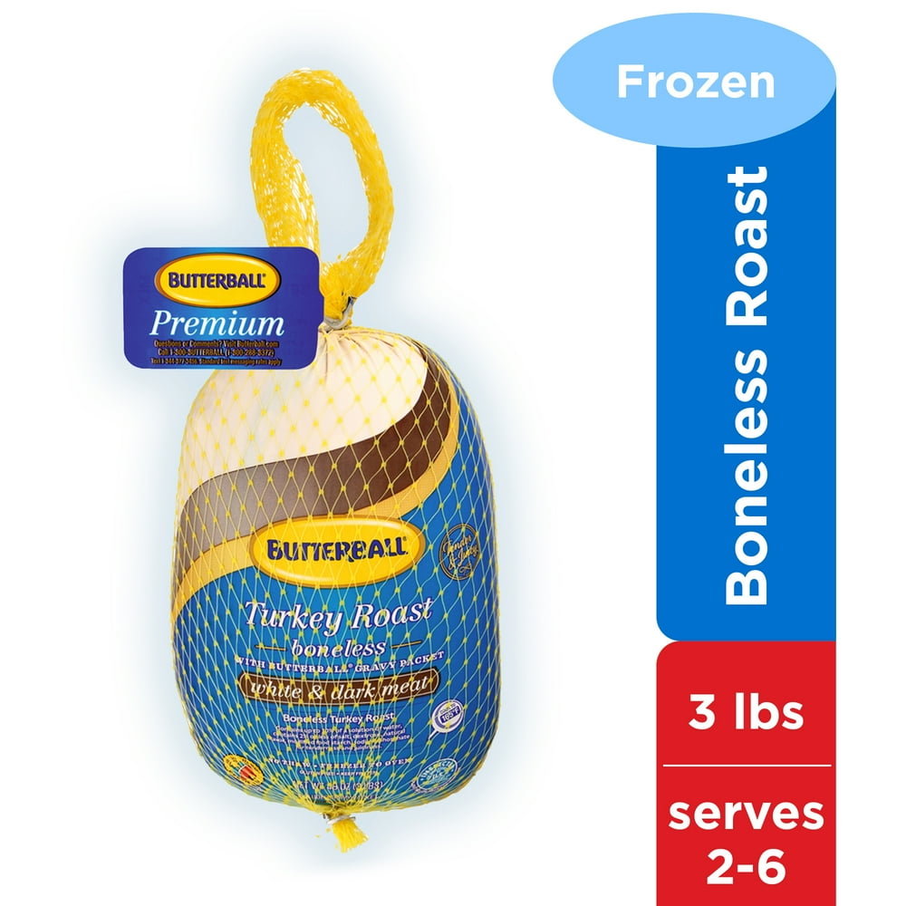 Butterball White & Dark Meat Boneless Turkey Roast, Frozen, 3 lbs.