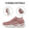 thumbnail image 6 of HOBIBEAR Walking Sneakers Women Arch Support Workout Shoes Lace Up Tennis Sneakers Pink US 8, 6 of 7