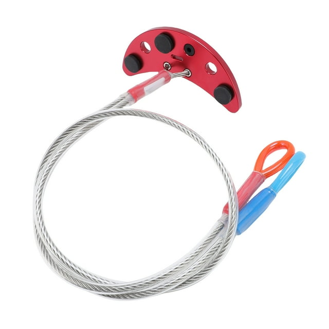 Point d'Ancrage en Fil d'Acier, Point d'Ancrage Amovible Fixe pour Ceinture de Sécurité Aérienne, Adapté aux Activités Extérieures